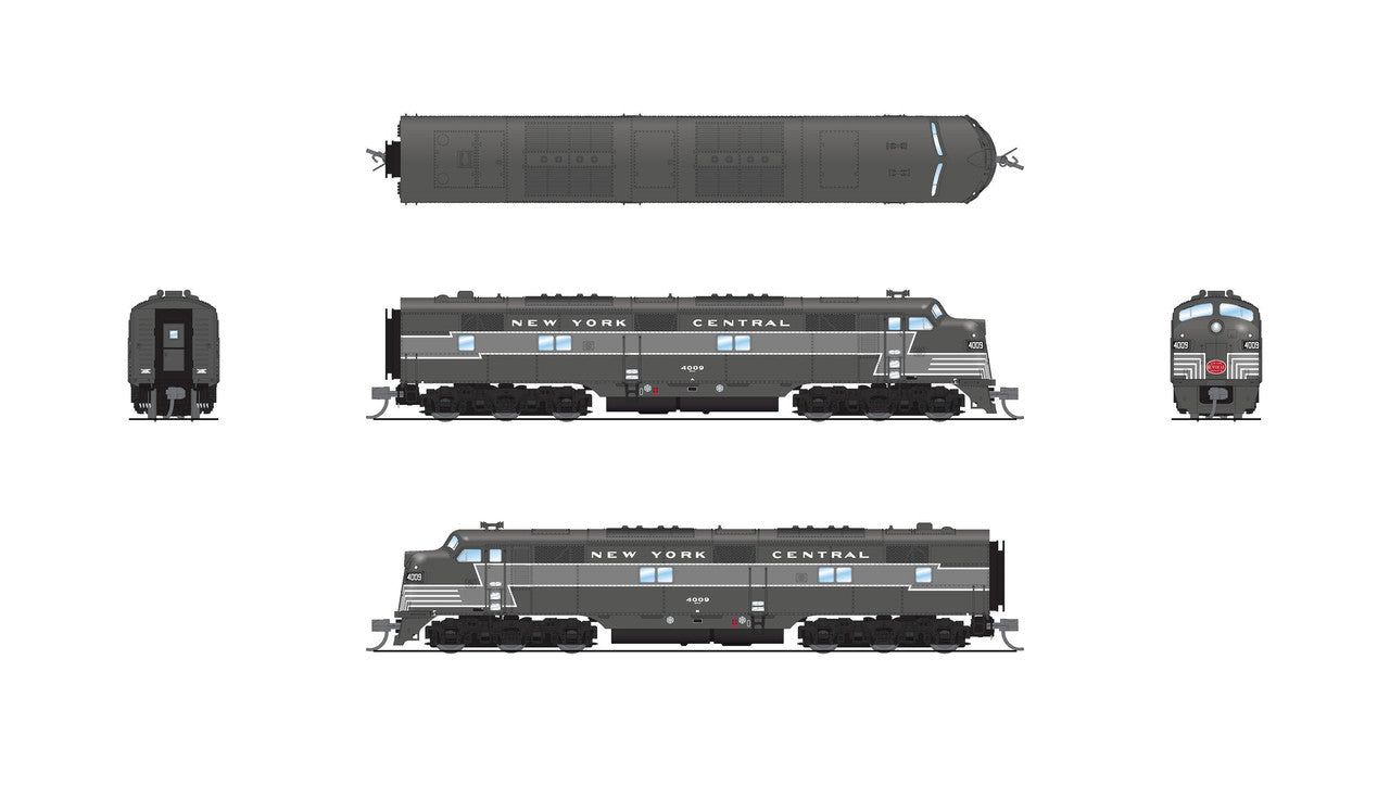 Broadway Limited 8770 N NYC EMD E7A Diesel Locomotive Sound/DC/DCC #4022
