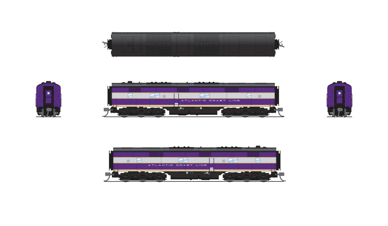 Broadway Limited 8762 N ACL EMD E7B Diesel Locomotive Sound/DC/DCC #763B