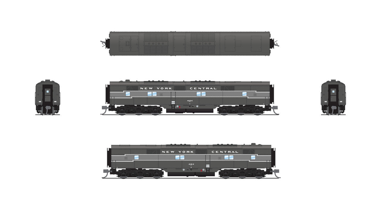 Broadway Limited 8771 N NYC EMD E7B Diesel Locomotive Sound/DC/DCC #4105