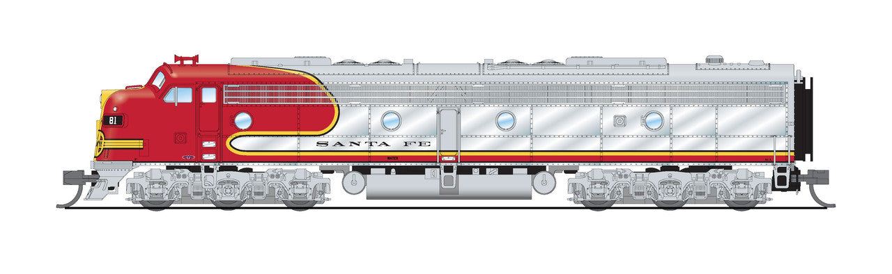 Broadway Limited 8811 N ATSF EMD E8A Diesel Locomotive Sound/DC/DCC #83L