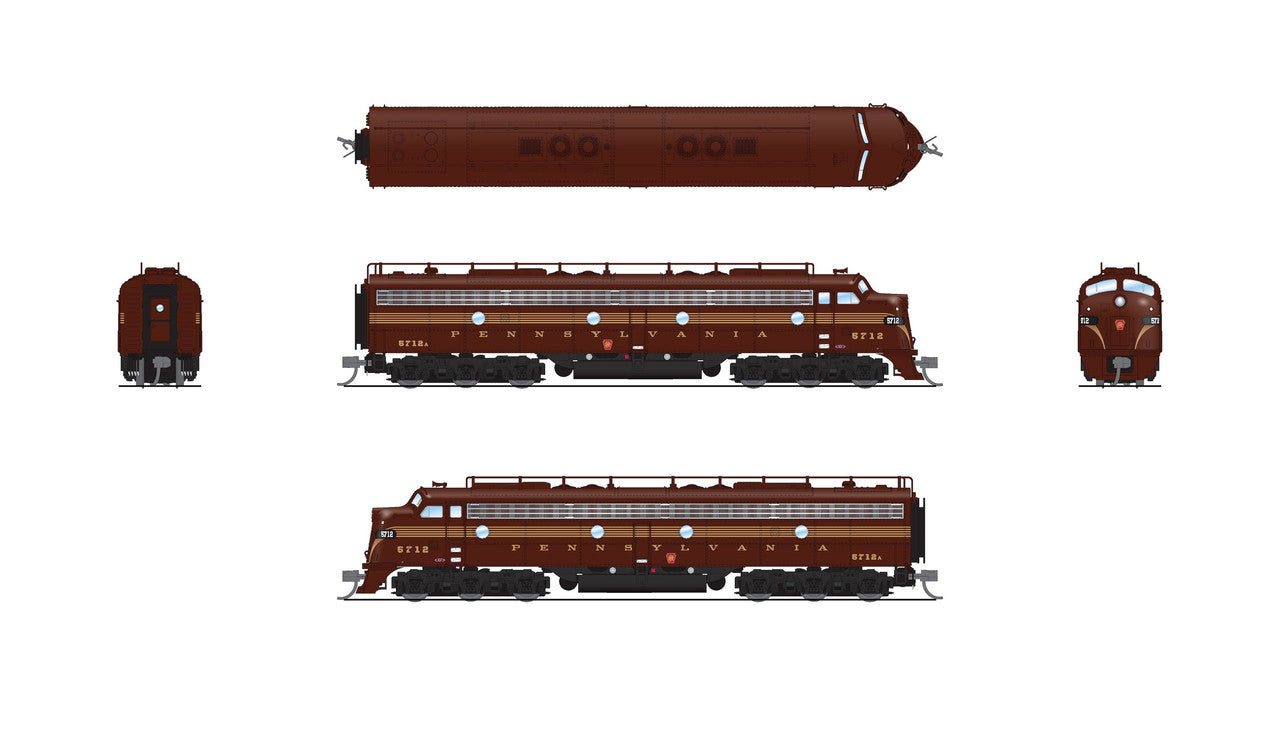 Broadway Limited 8823 N PRR EMD E8A Diesel Locomotive Sound/DC/DCC #5716