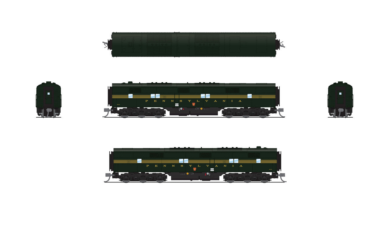 Broadway Limited 8772 N PRR EMD E7 A/B Diesel Loco A Sound/DC/DCC #5844A/5844B