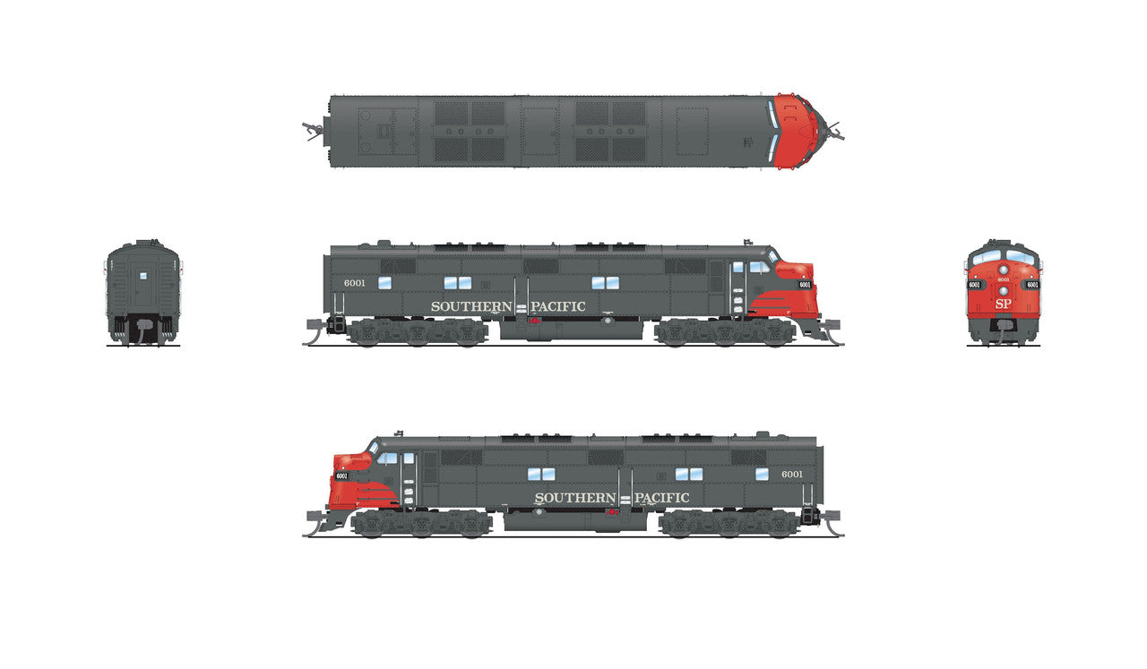 Broadway Limited 8775 N SP EMD E7 A/B Diesel Loco A-unit Sound/DC/DCC #6001/5906
