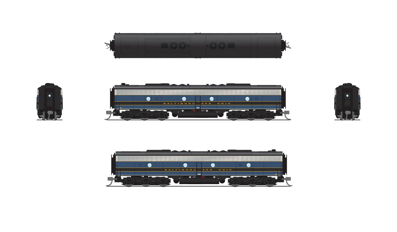 Broadway Limited 8813 N B&O EMD E8 A/B Diesel Loco A-unit Sound/DC/DCC #92/52X