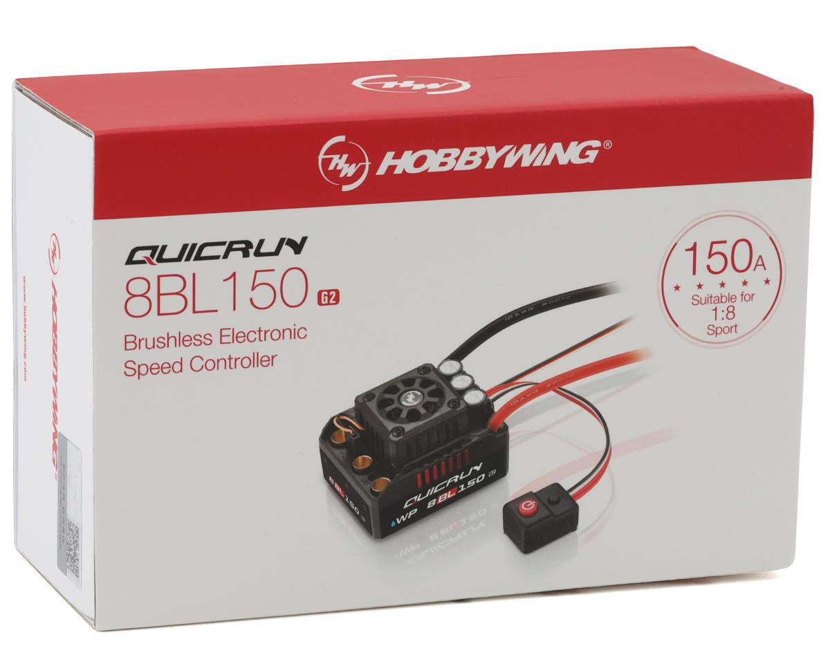 HobbyWing 30109003 QuicRun 8BL150 G2 Sensorless Brushless ESC