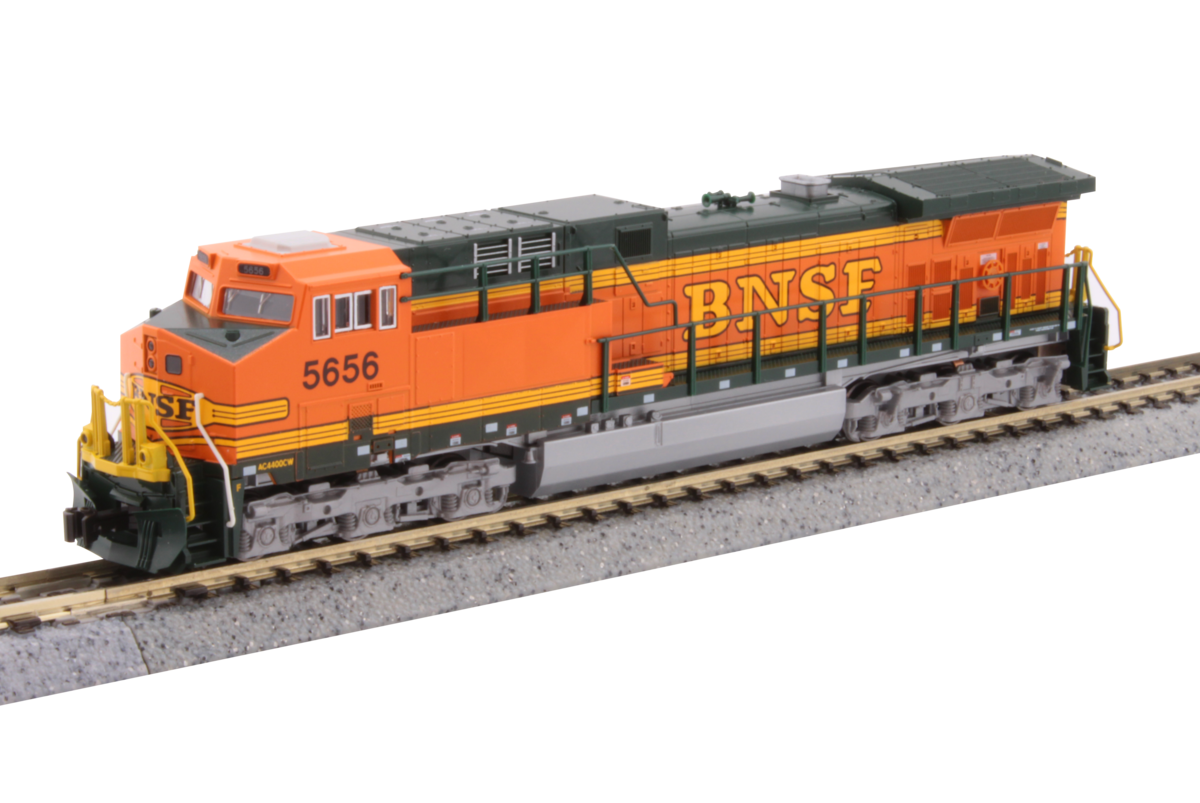Kato 176-7114 N BNSF GE AC4400CW Diesel Locomotive - Standard DC #5656