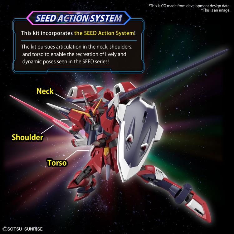 Bandai 2654673 1:144 HGCE Gundam Seed Freedom Immortal Justice Gundam Model Kit