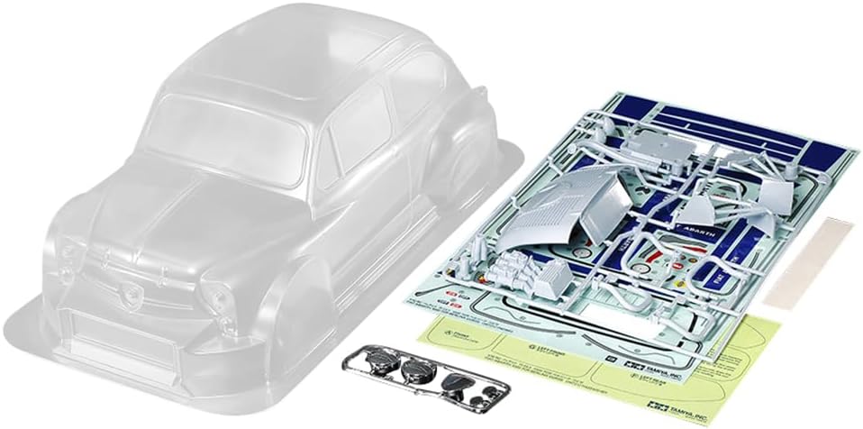 Tamiya 51709 1:10 RC Fiat Abarth 1000 TCR Berlina Corse Body Parts Set