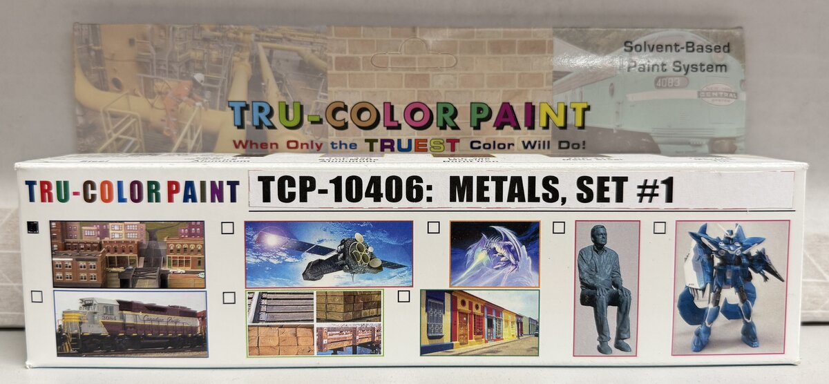 Tru-Color TCP-10406 Metals Paint Set #1 - 1 oz. Bottle (Set of 6)