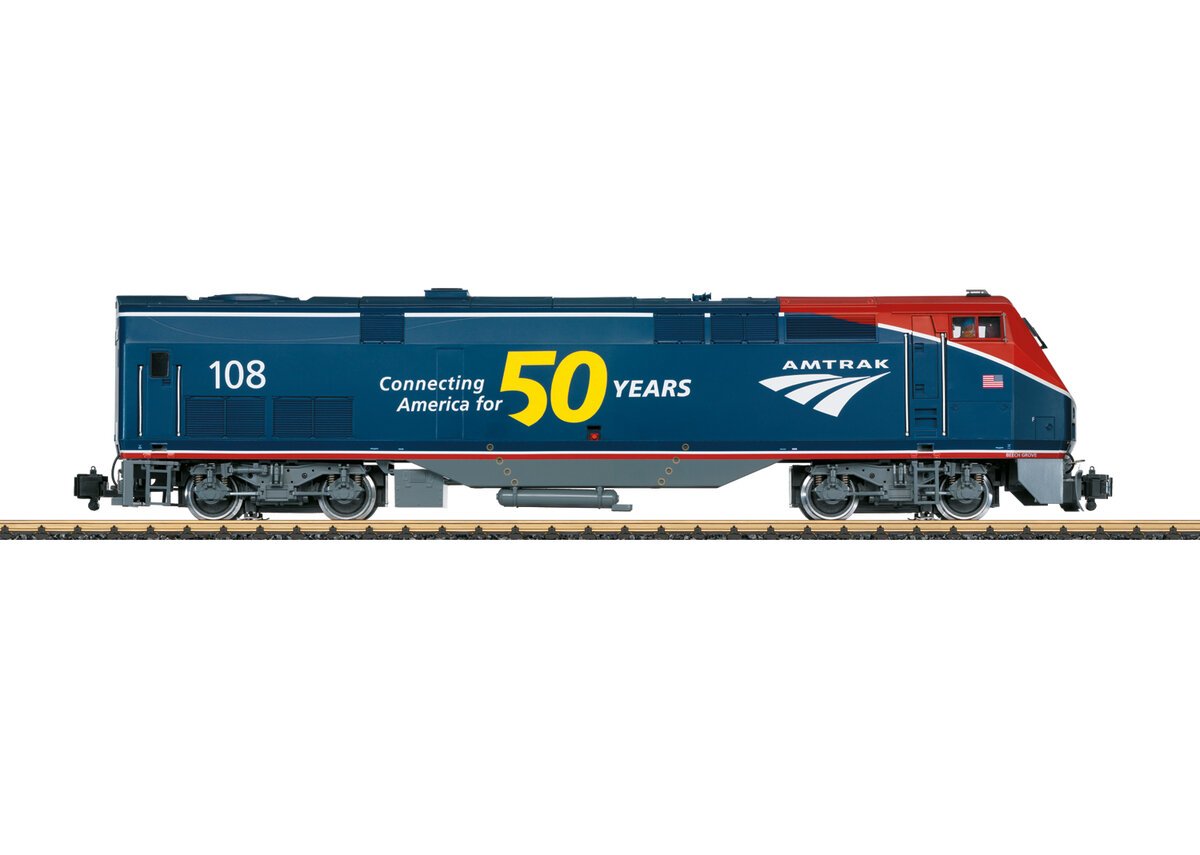 LGB 20494 G Amtrak 50th Anniv P42 Phase VI Diesel Locomotive Sound & DCC #108