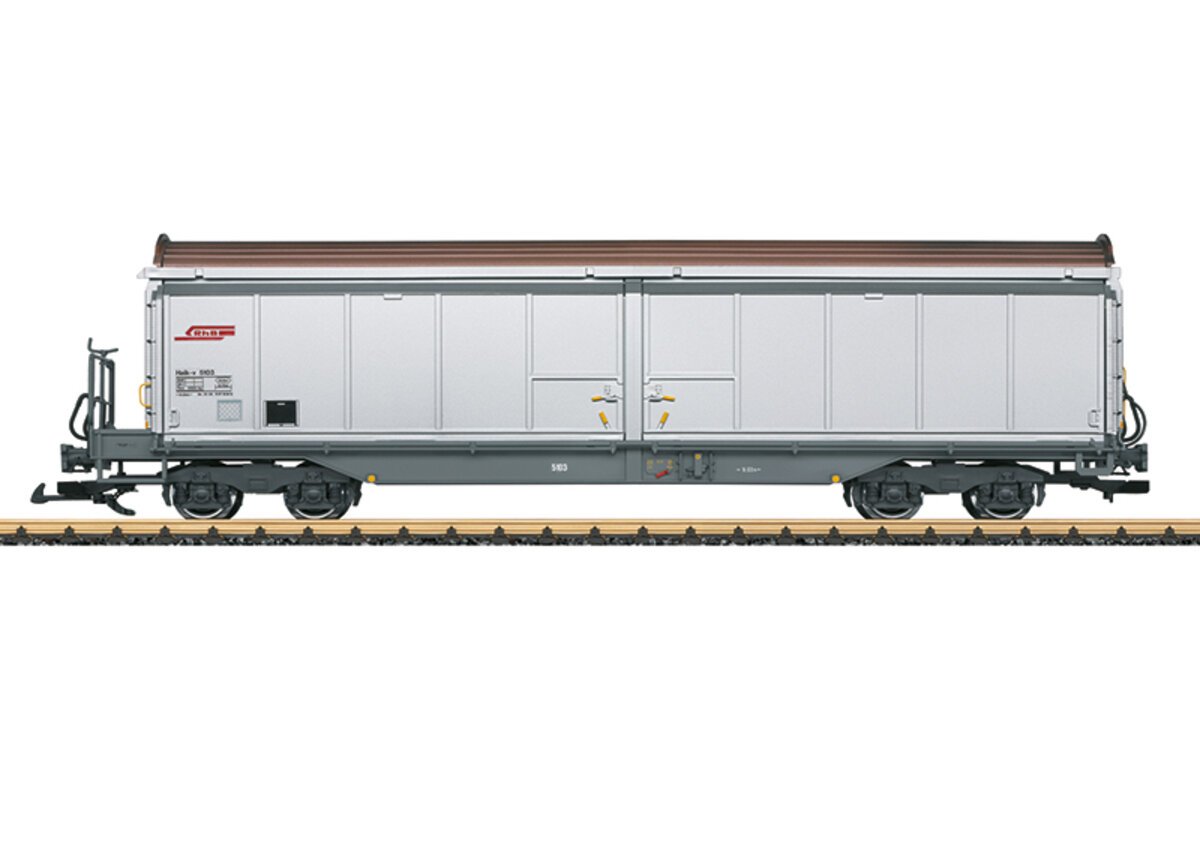 LGB 48575 G RhB Type Haik-v Sliding Wall Boxcar