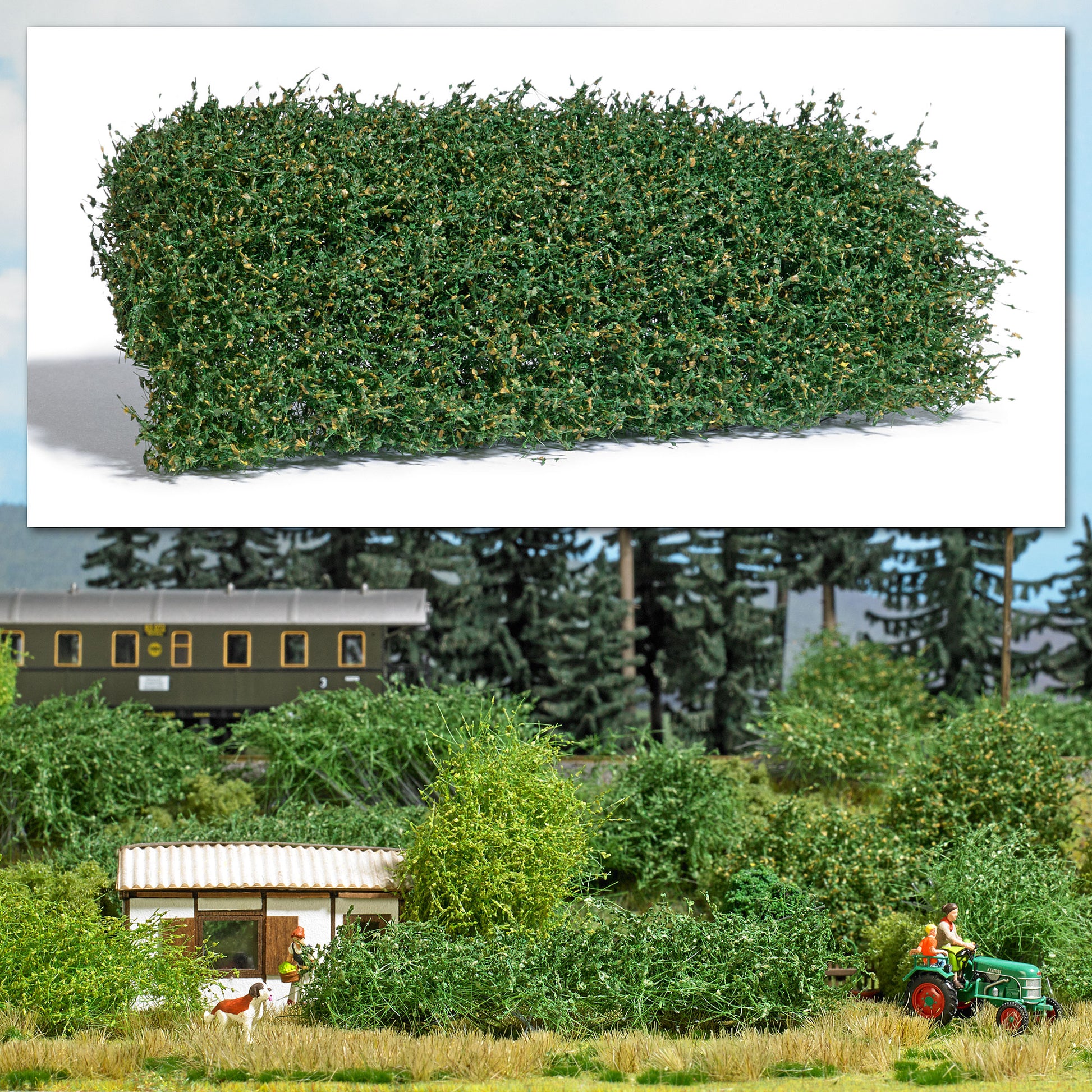 Busch 3599 HO/N/TT Late Summer Shrub Mat