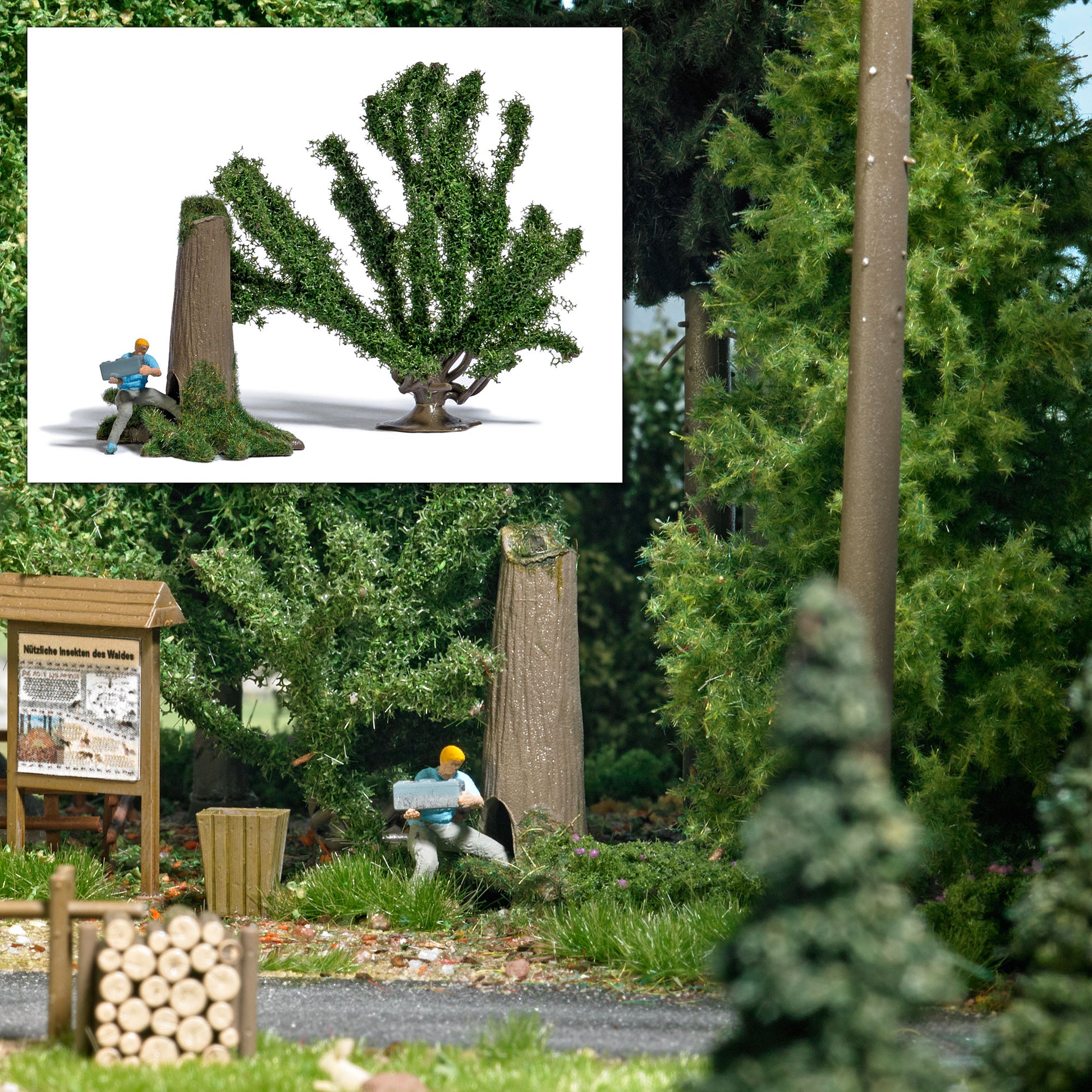 Busch 7955 HO Geochcher Action Set