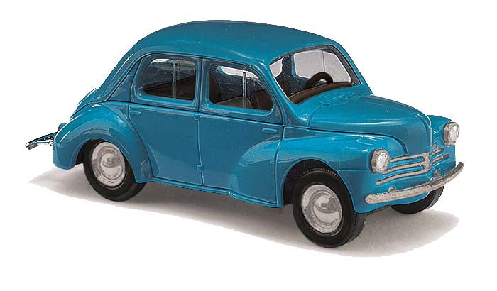Busch 89111 HO Assembled Blue 1958 Renault 4 CV Sedan