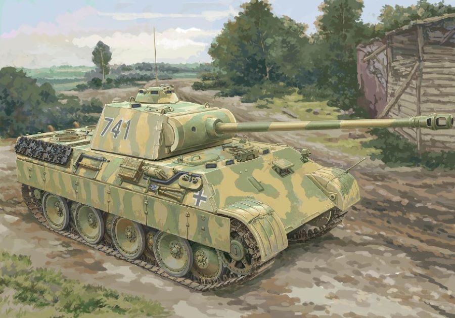 Hobby Boss 84830 1:48 Sd.Kfz. 171 Pz.Kpfw. V Panther Ausf. A Tank Plastic Kit