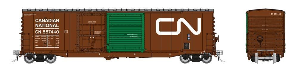 Rapido Trains 173002 HO CN NSC 5304 Single Car Boxcar #2 (Set of 6)