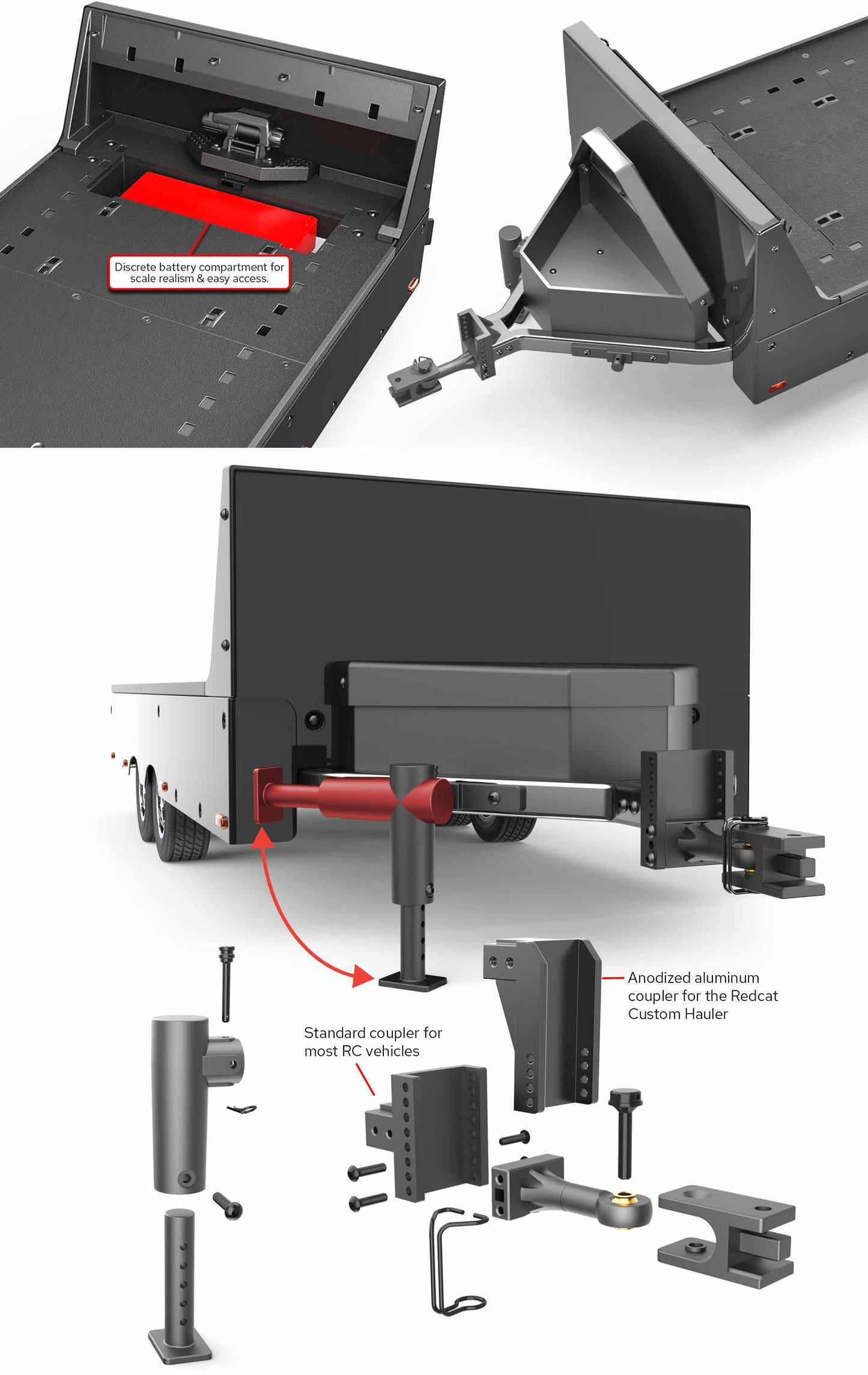 Redcat Racing RER21925 1:10 Custom Trailer