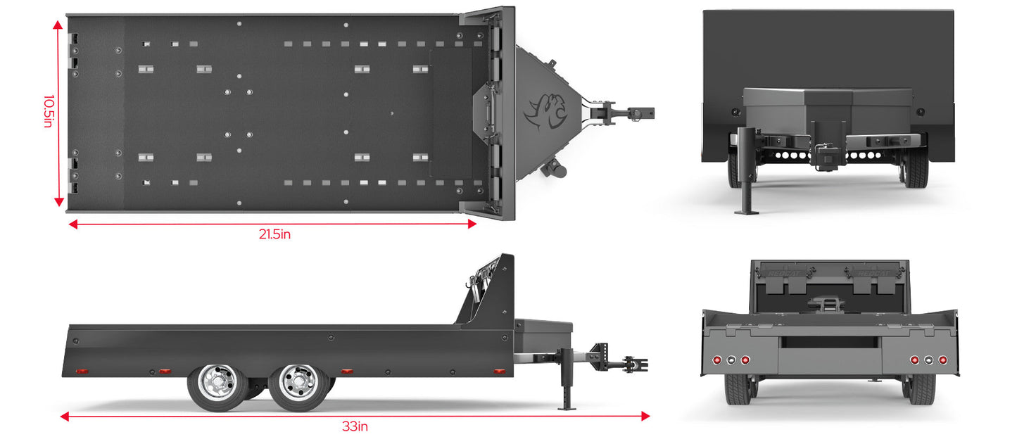 Redcat Racing RER21925 1:10 Custom Trailer