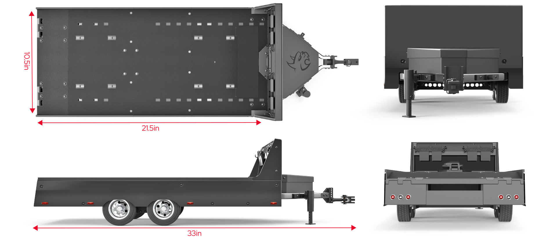 Redcat Racing RER21925 1:10 Custom Trailer