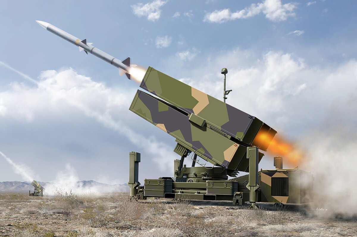 Trumpeter 01096 1:35 Norwegian Advanced Surface-to-Air Missile System Kit