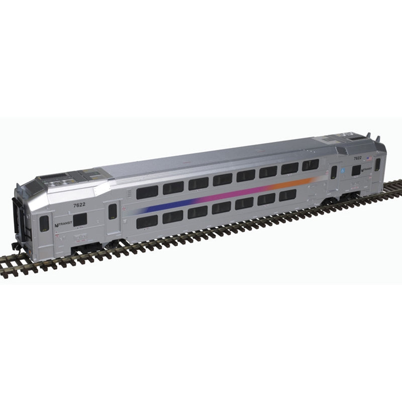 Atlas 20007395 HO Scale NJ Transit Master Multi-Level Trailer #7592