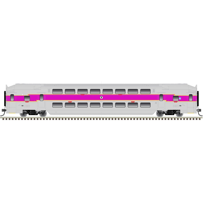 Atlas 20007399 HO Scale MBTA Master Multi-Level Trailer #772