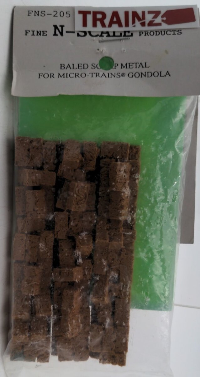 Fine N Scale Products FNS-205 N Scale Baled Scrap Metal For Micro-Trains Gondola