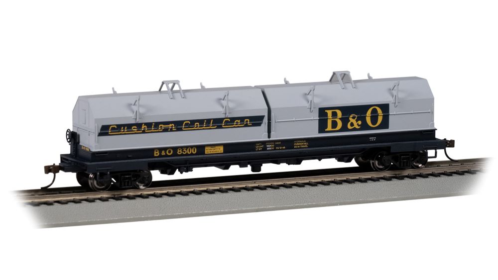 Bachmann 71425 HO Baltimore & Ohio 55' Steel Coil Car with Load #8300