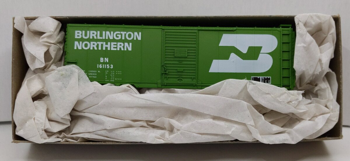 Accurail 3219 HO Scale Burlington Northern AAR 40' Steel Boxcar Kit #161153
