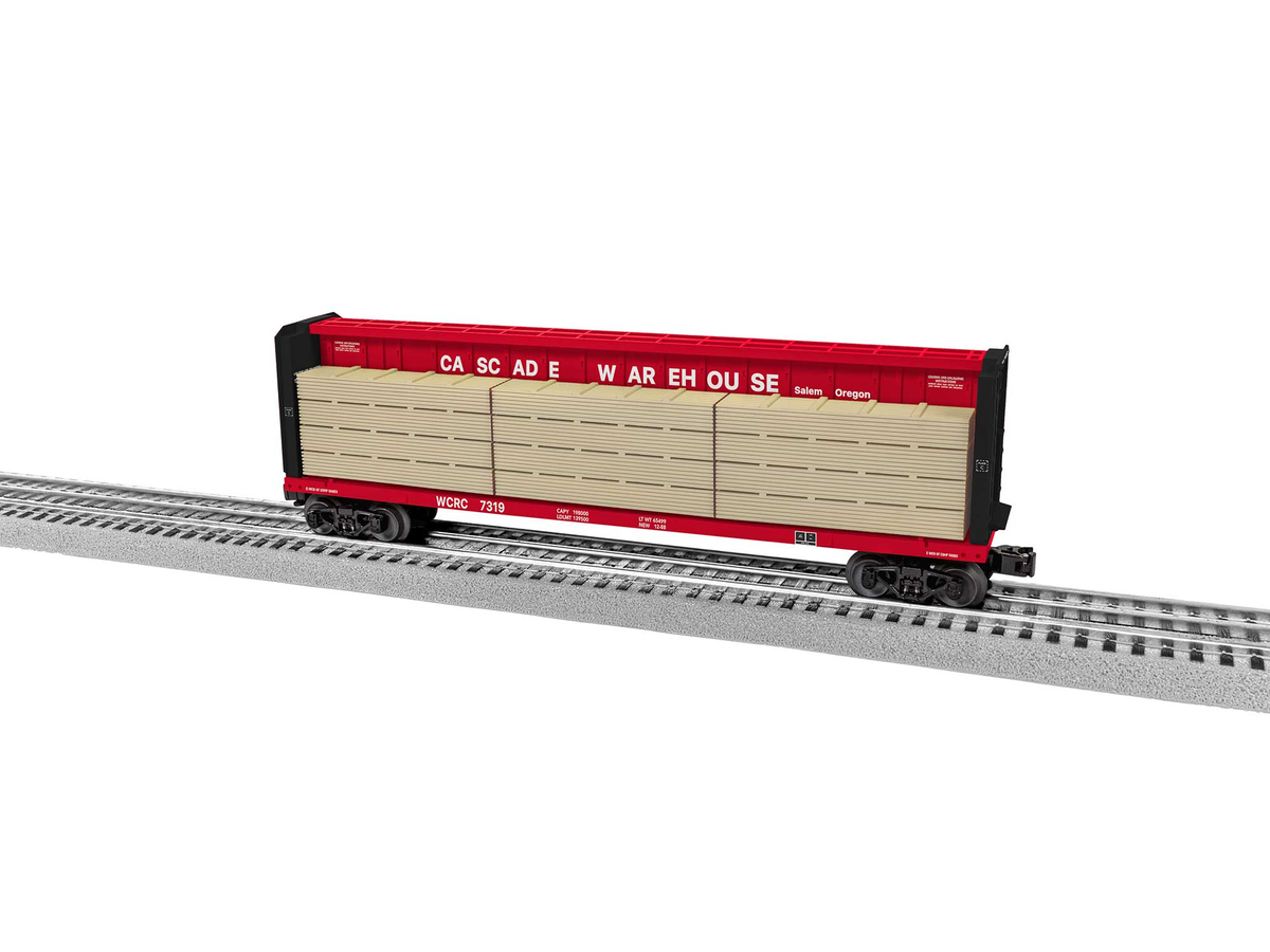 Lionel 2343101 O WCRC Centerbeam Flatcar #7319