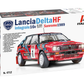 Italeri 4712 1:12 Lancia DELTA HF 16V Sanremo 1989 Car Plastic Model Kit