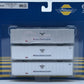 Athearn 63389 HO USLU 40' Smooth Side Container #1 (Set of 3)