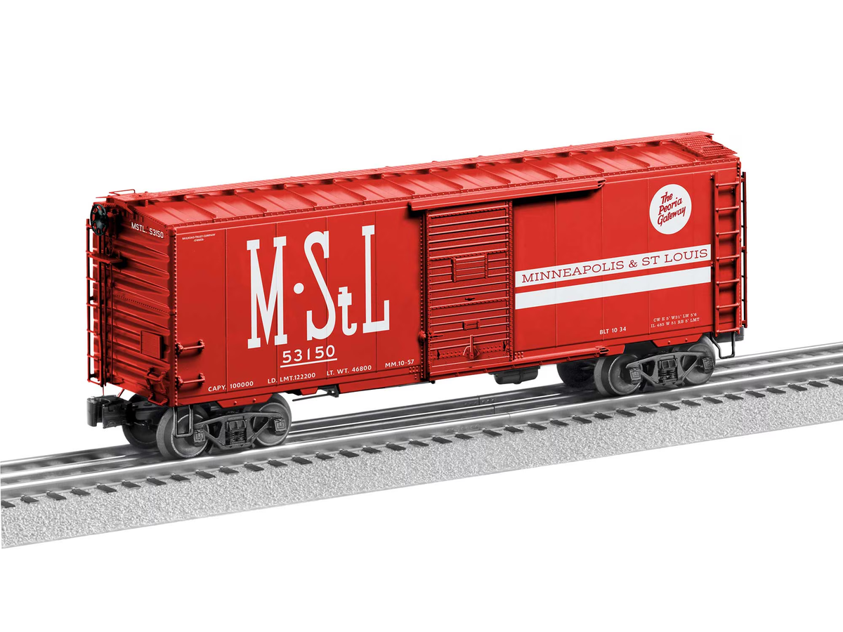 Lionel 2326680 O Minneapolis & St. Louis Grain Door Boxcar #53150