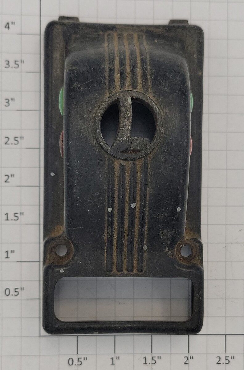 Lionel 1121-73 O Gauge Turnout Switch Motor Housing Cover w/ Plastic Flat Lens