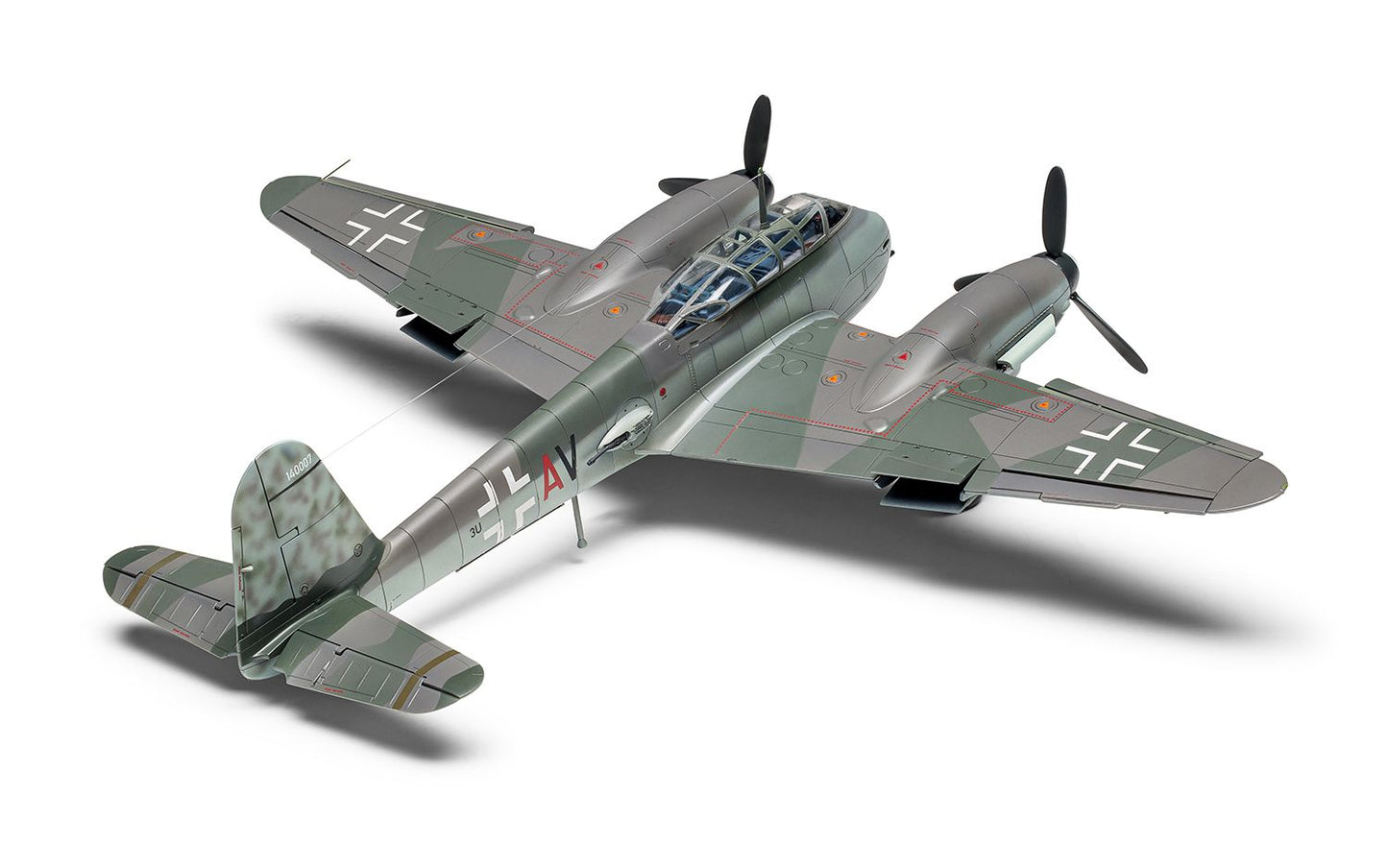 Airfix Products A04066 1:72 Messerschmitt Me410A-1/U2 & U4 Aircraft Plastic Kit