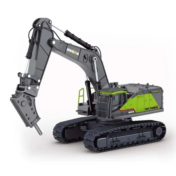 Imex 14533 1:50 Green Drill Excavator Diecast Model