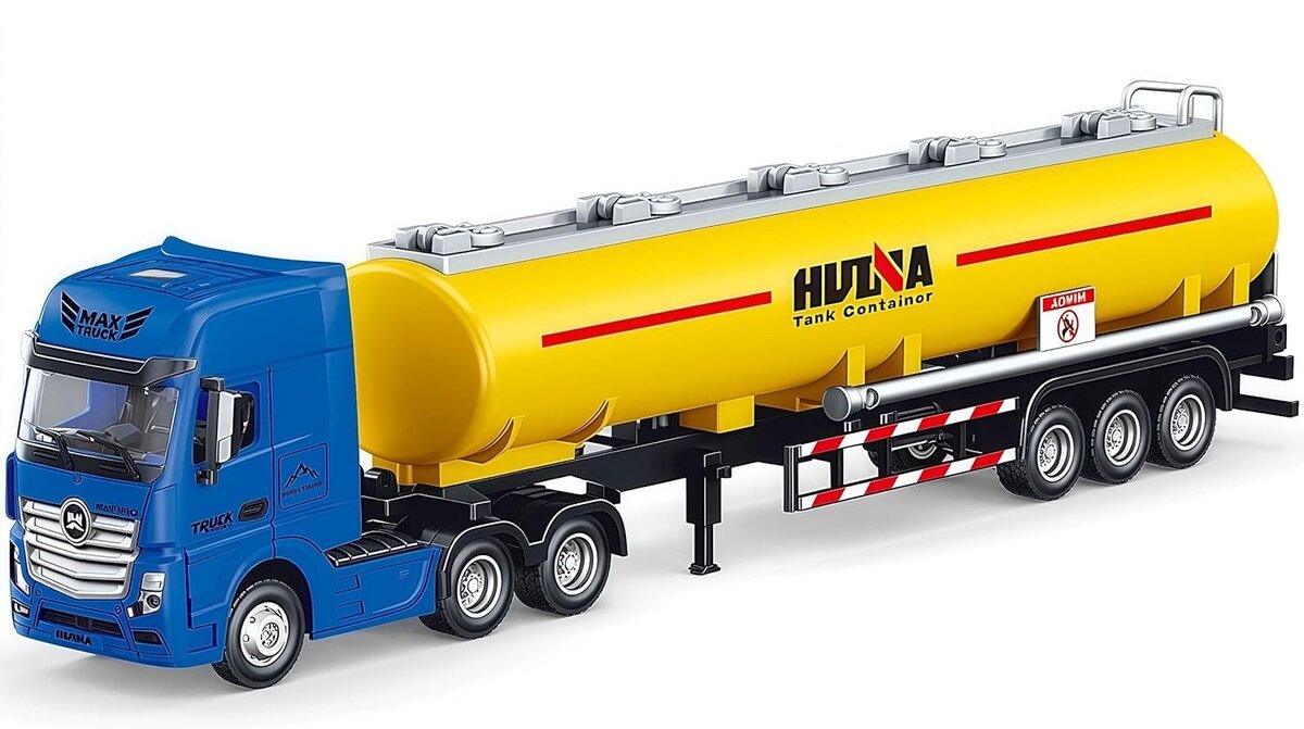 Imex 14544 1:50 Blue & Yellow Tanker Truck Diecast Model
