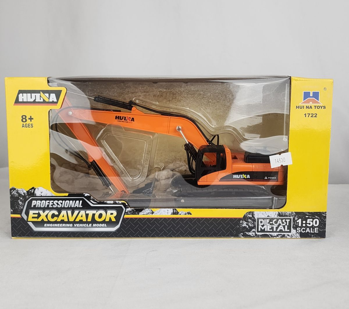 Imex 14530 1:50 Orange Digger Excavator Diecast Model