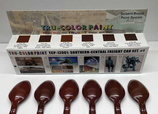 Tru-Color TCP-12001 Southern Central Freight Car Paint #1 (Set of 6)