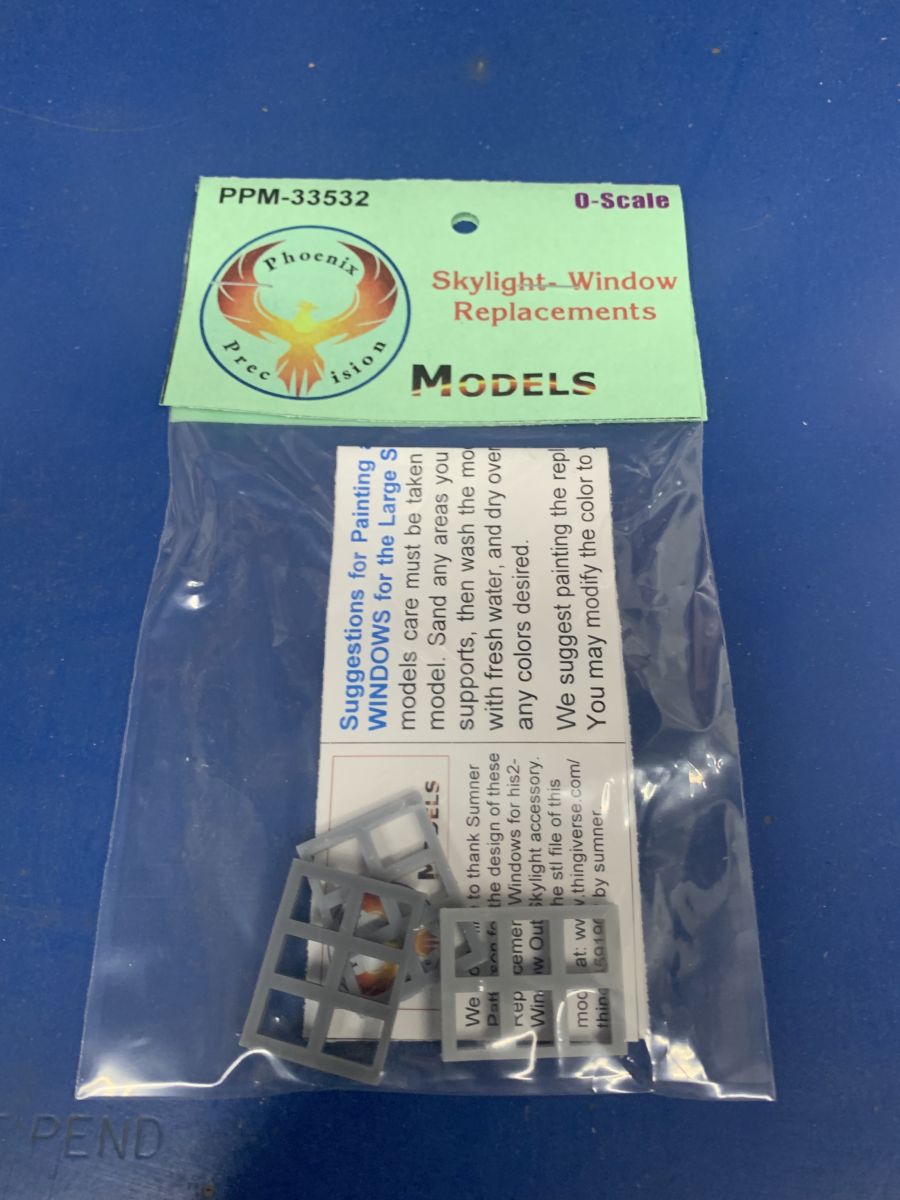 Phoenix Precision Models 33532 O Unpainted Replacement Windows Kit (Pack of 3)