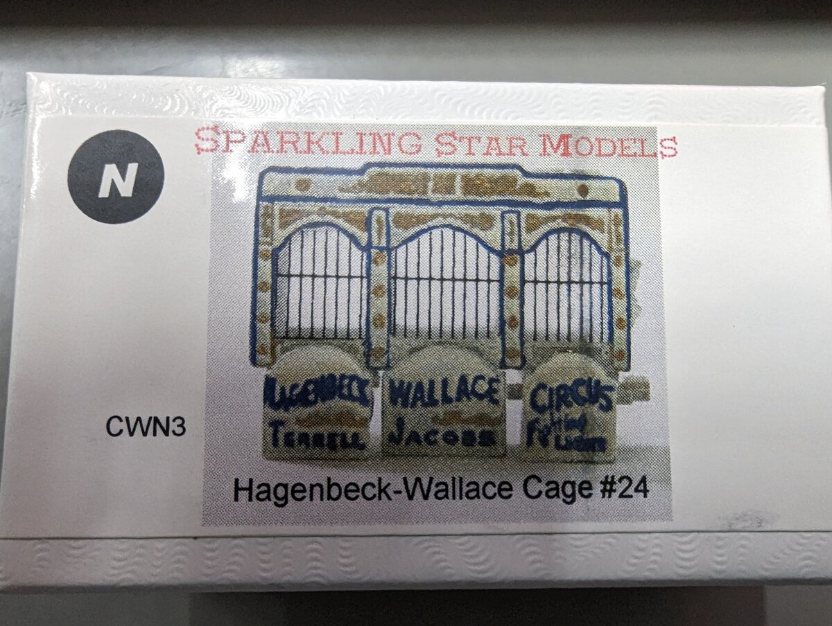 Sparkling Star Models CWN3 N Scale Hagenbeck-Wallace Cage #24 Model Kit