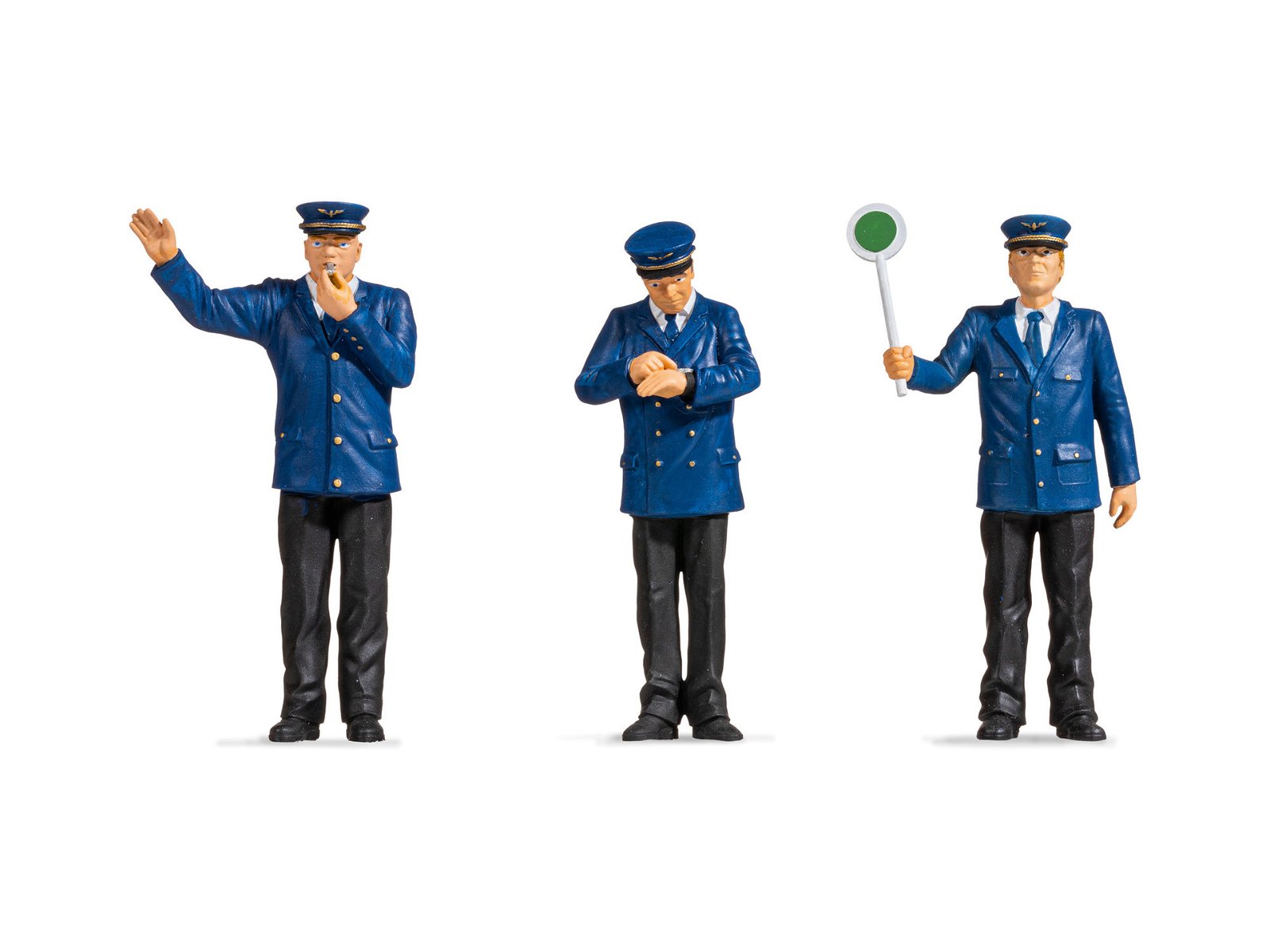 Noch 17300 G Railway Officials Plastic Figures (Set of 3)