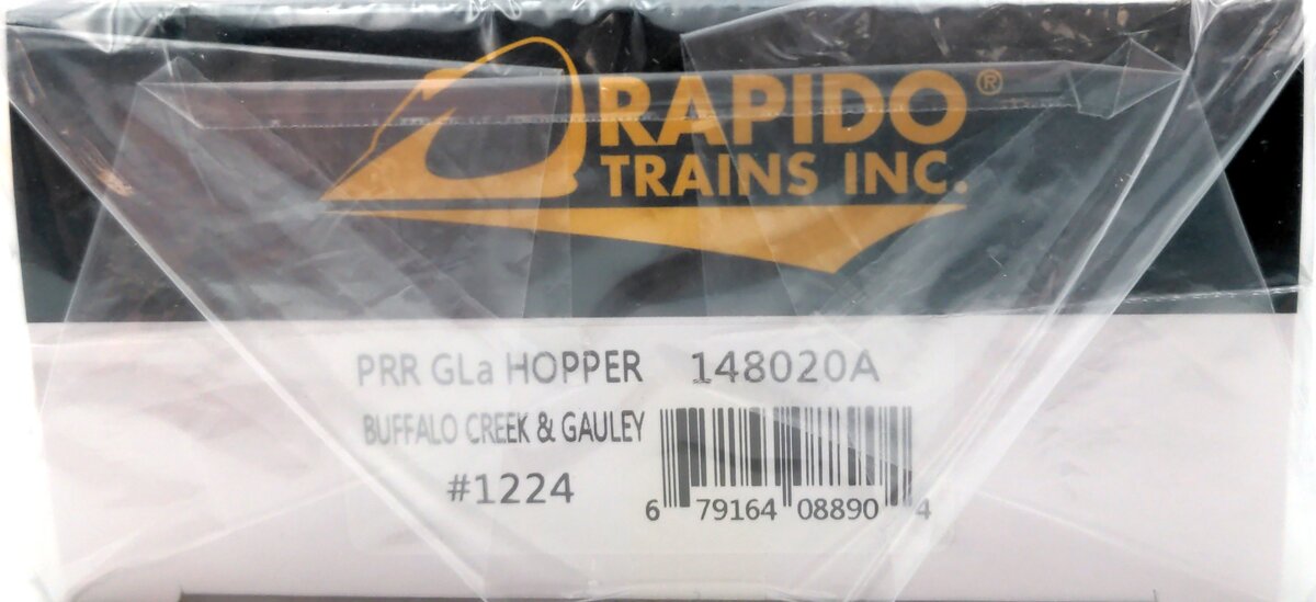 Rapido Trains 148020A HO Buffalo Creek & Gauley GLa 2-Bay Hopper