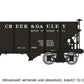 Rapido Trains 148020A HO Buffalo Creek & Gauley GLa 2-Bay Hopper