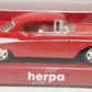 Herpa 21982 HO Scale Red & White Chevrolet Bel Air 1957