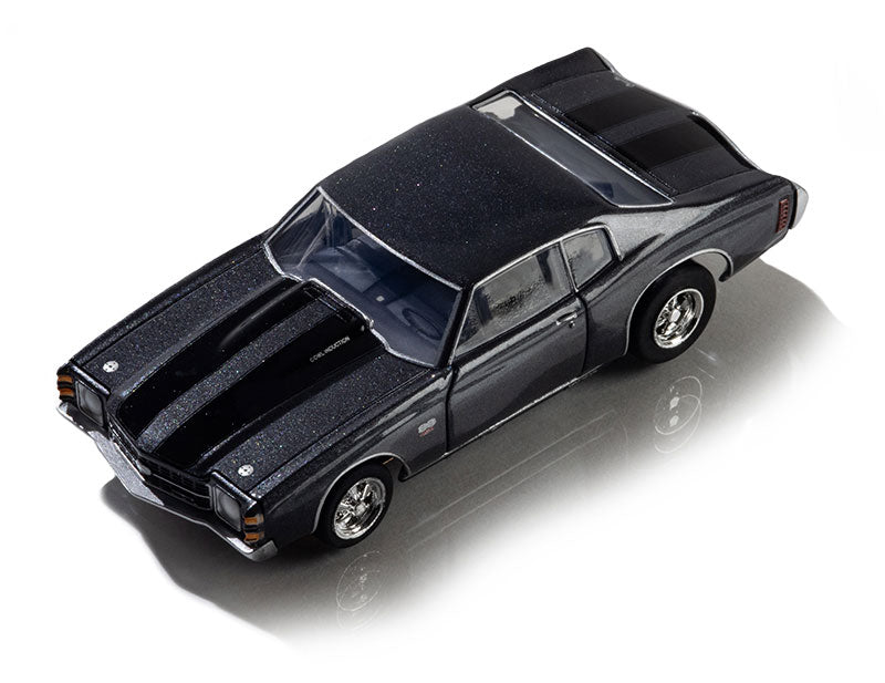 AFX 22087 Silver Black ''72 Chevelle SS454