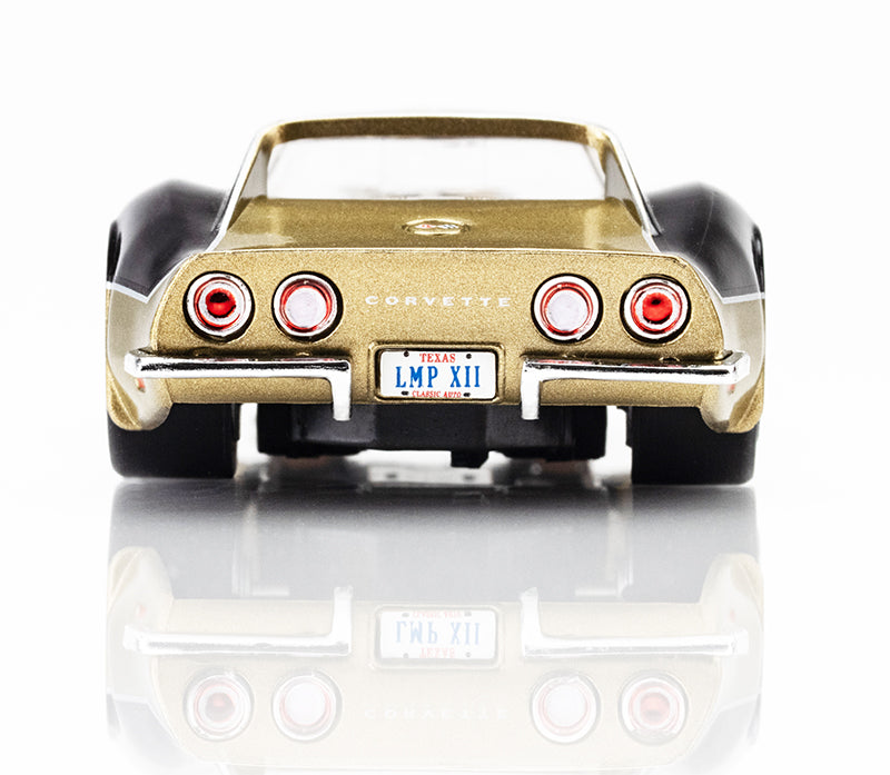 AFX 22093 HO Gold & Black Mega G+ AstroVette LMP12 Limited Edition Slot Car