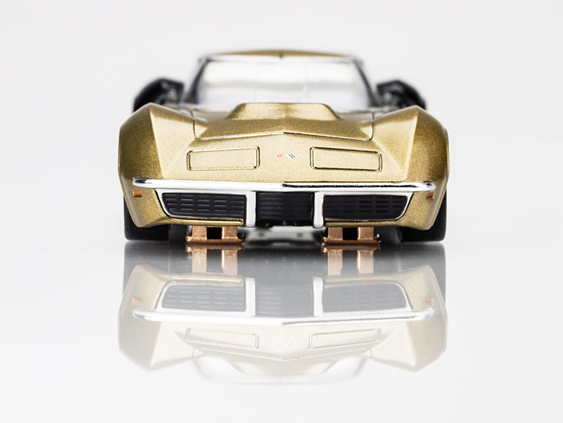 AFX 22093 HO Gold & Black Mega G+ AstroVette LMP12 Limited Edition Slot Car