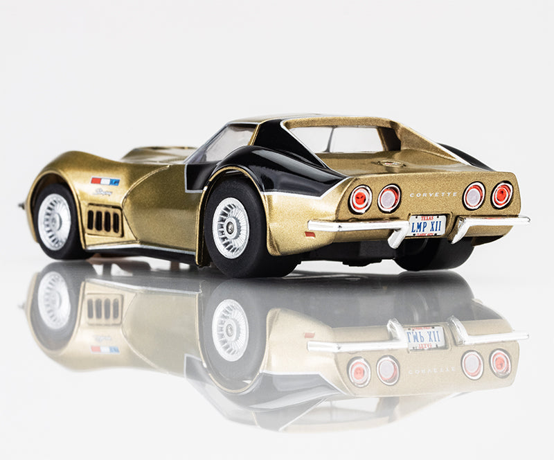 AFX 22093 HO Gold & Black Mega G+ AstroVette LMP12 Limited Edition Slot Car
