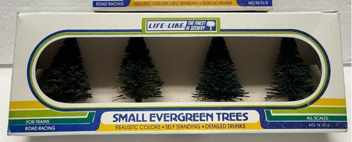 Life Like 1022 All Scales Small Evergreen Trees (Box of 4)